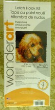 WonderArt Latch Hook Kit Puppy Love Dog Labs NEW Sealed In Box