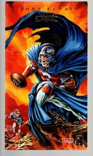 1996 Chris Martin Inc. John Elway NFL Superhero Pro Stamp Magnet 4"x 7"