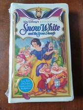 Snow White and the Seven Dwarfs VHS 1524 NEW Sealed Disney Movie