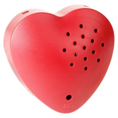 MARKENLOS 30 Sek Stimme Rekorder ideal für Plüschtier, Teddybär Herz rot ♥ DIY