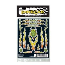 PIN4009 Pinecar Dry Transfer Decals Drago