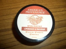 American Provenance Natural Beard Balm Lemongrass & Marjoram 2 oz