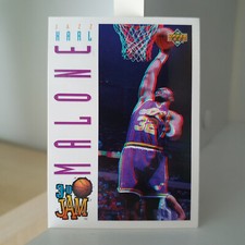 Karl Malone 1993-94 Upper Deck 3D Jam Pro View NBA Basketball Card #94