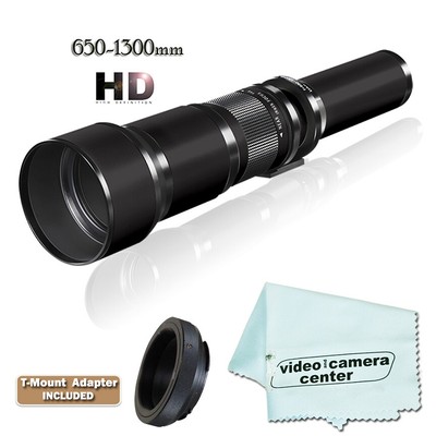 650-1300mm Tele Lens for Canon EOS 60Da 1000D 650D 600D 550D 500D 450D 400D 350D