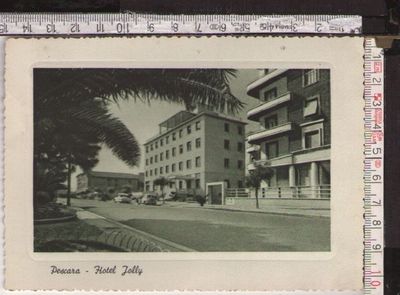 0283 - TRAVEL POSTCARD 24.06.1960 - PESCARA, HOTEL JOLLY 