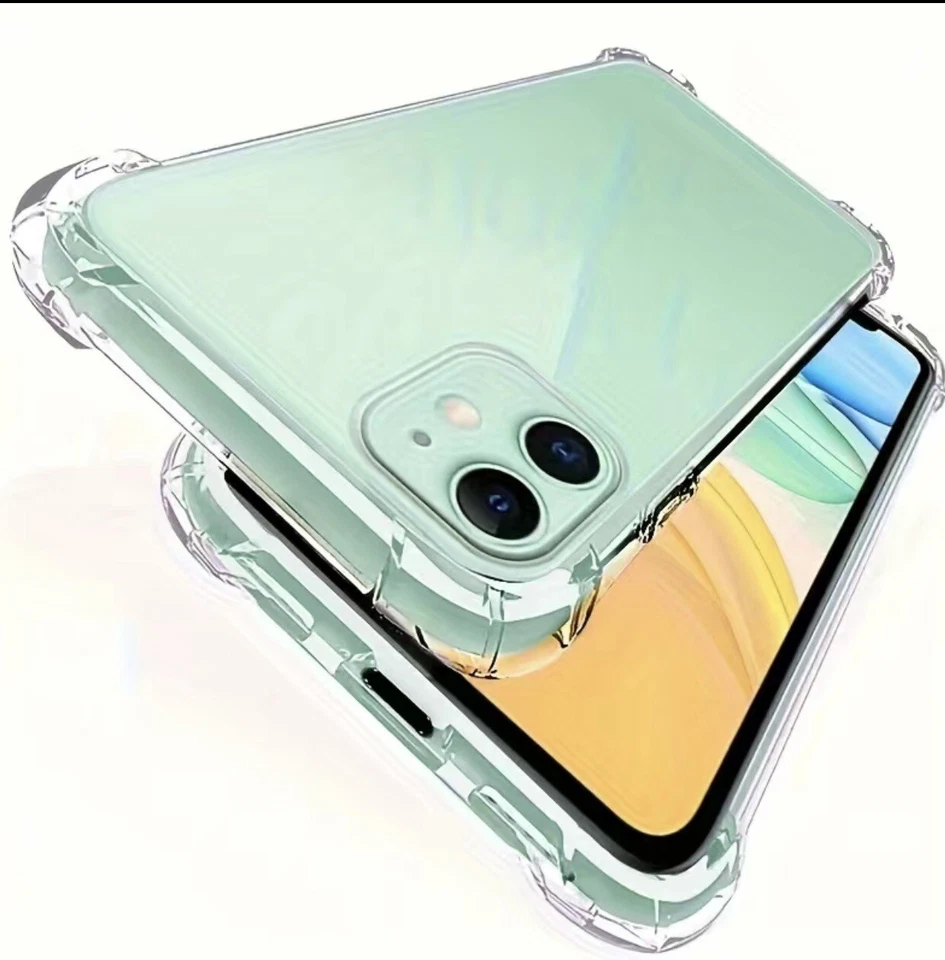 Case For iPhone 15 14 Max Plus 13 12 11 XR SE 7 8 6 Shockproof Clear Phone Cover - Image 3 of 4