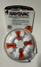 Rayovac Proline Advanced Size 13 1.45V Hearing Aid Batteries 4 Pack USA Made