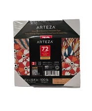2 PACK ARTEZA Premium Coloring Books, Floral&Mandala Illustrations 72 sheets NEW