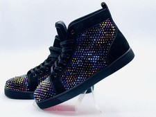 NEW Louboutin Louis Strass Limited 147/170 Loubiguana Stud Spike Sneakers 45 12
