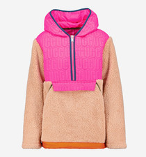 UGG Iggy Sherpa Half-Zip Pullover Hoodie Fleece Lined Size Medium RRP £165