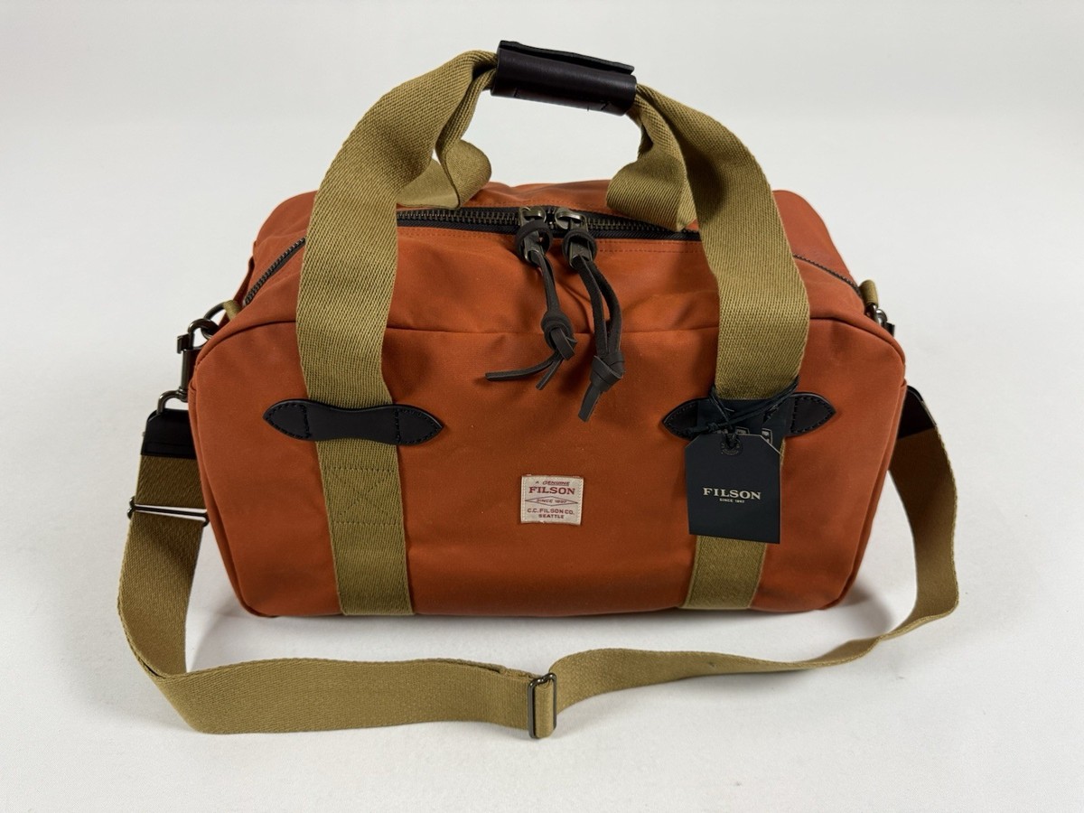 旅行かばん・小分けバッグ FILSON / Small Tin Cloth Duffle Bag Rust FILSON SMALL TIN CLOTH DUFFLE BAG RUST OS NWT | eBay