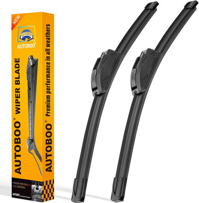 AUTOBOO 26'' and 19'' Windshield Wipers + 19''(Pair for Front Windshield) 