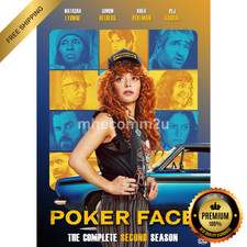 Poker Face TV Series Season 1-2 2025 DVD Full HD Eng Sub All Region FreeShip-New