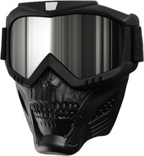 Motorcycle Goggles with Removable Face Mask, ATV Di Lens Color: Mercury lenses