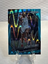 2025 Panini Prizm WNBA Jackie Young Green Seismic /49 #23 Las Vegas Aces