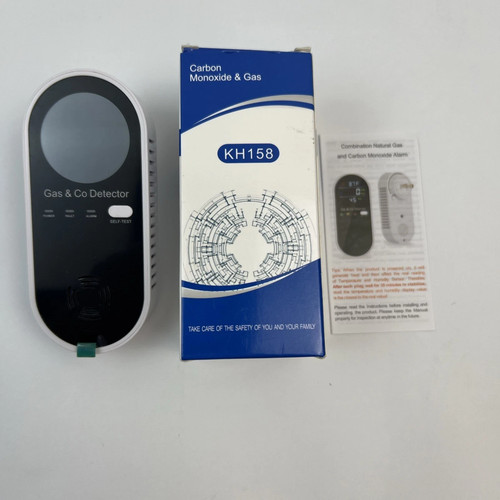 4-in-1> 1/3 Pack Plug-in Carbon * And * Detector, LPG/Propane/*/*/CO Gas And CO Monitor Alarm, Built-in Temperature And Humidity Sensor, Sound Alert Function