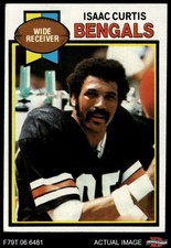 1979 Topps #395 Isaac Curtis Bengals San Jose St 4 - VG/EX