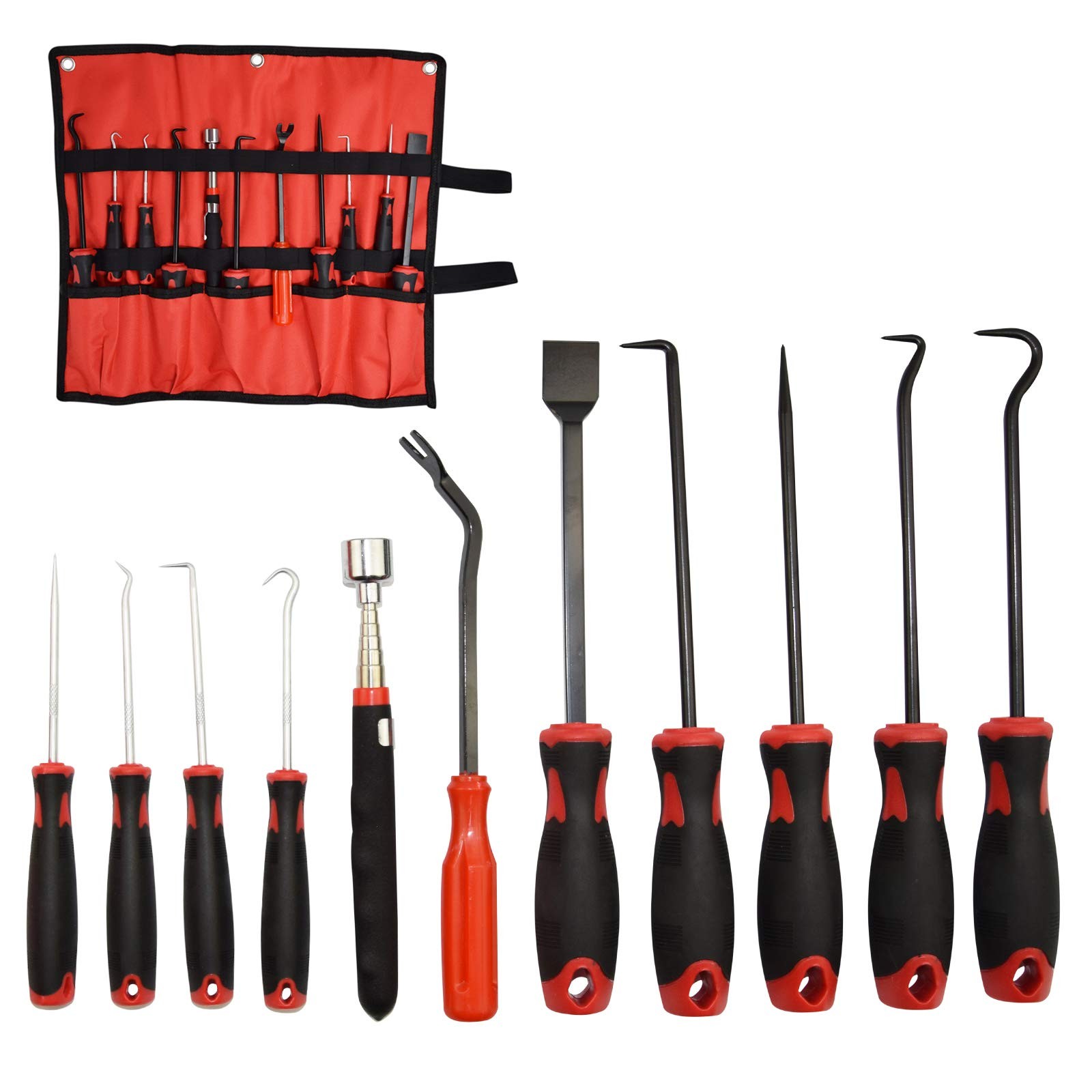 11Pcs Hook and Pick Set with Case Plastic Fastener Door Panel Remover Precisi...