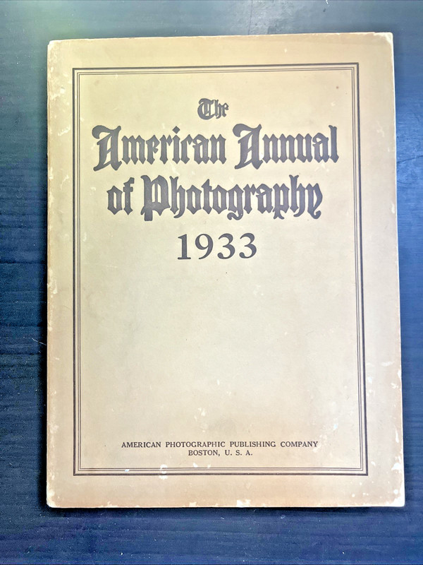 THE AMERICAN ANNUAL OF PHOTOGRAPHY 1933 VOL 47 - SC VINTAGE