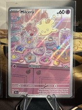 Milcery 152/142 Sv07: Corona Stellare Holo Illustrazione Pokémon Raro TCG