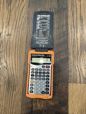Construction Master Pro 4065 V3.1 Calculator w/ Rubber Case Tested Working