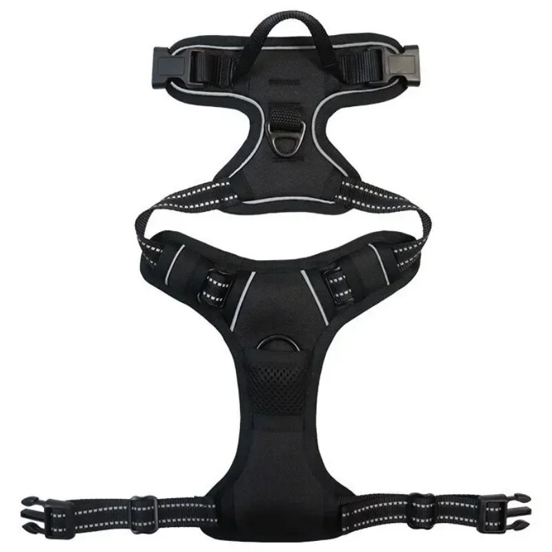 rabbitgoo Dog Harness with 2 Leash Clips No-Pull Reflective Vest for Large Dogs