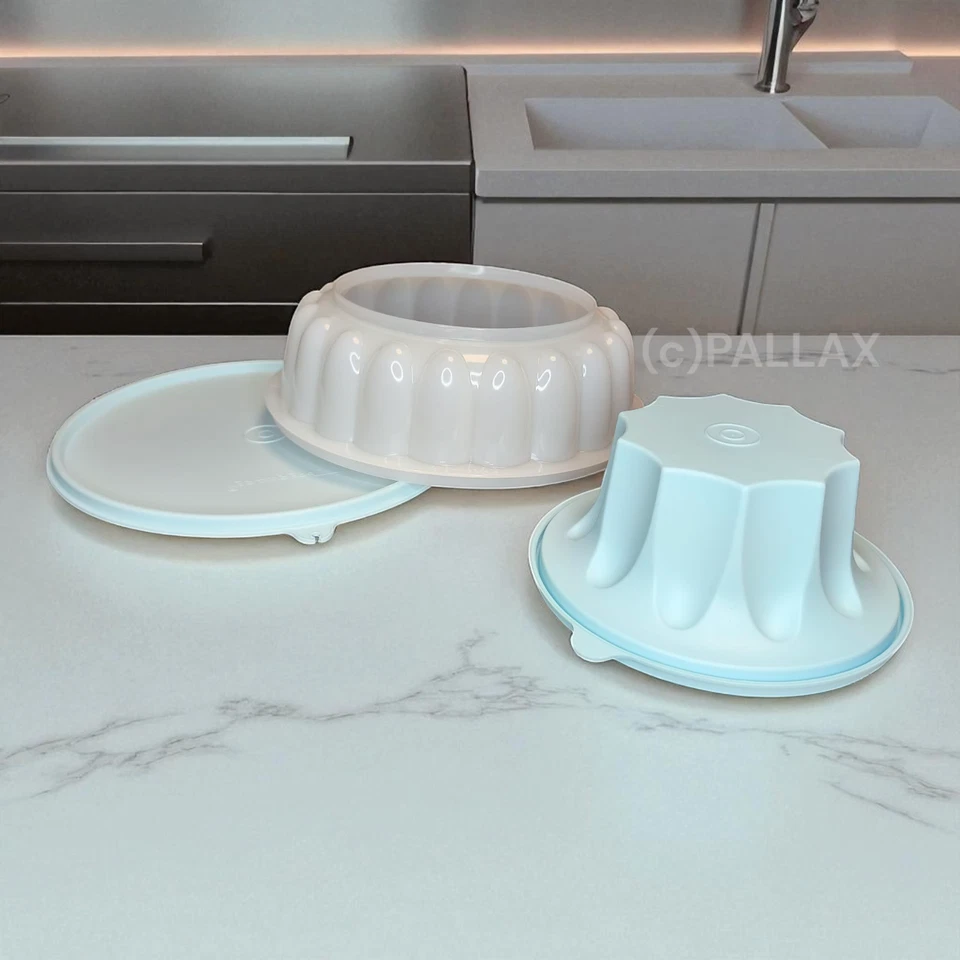 TUPPERWARE D17 SCHNEEWITTCHEN MINT PUDDING-FORM - Bild 2 von 2