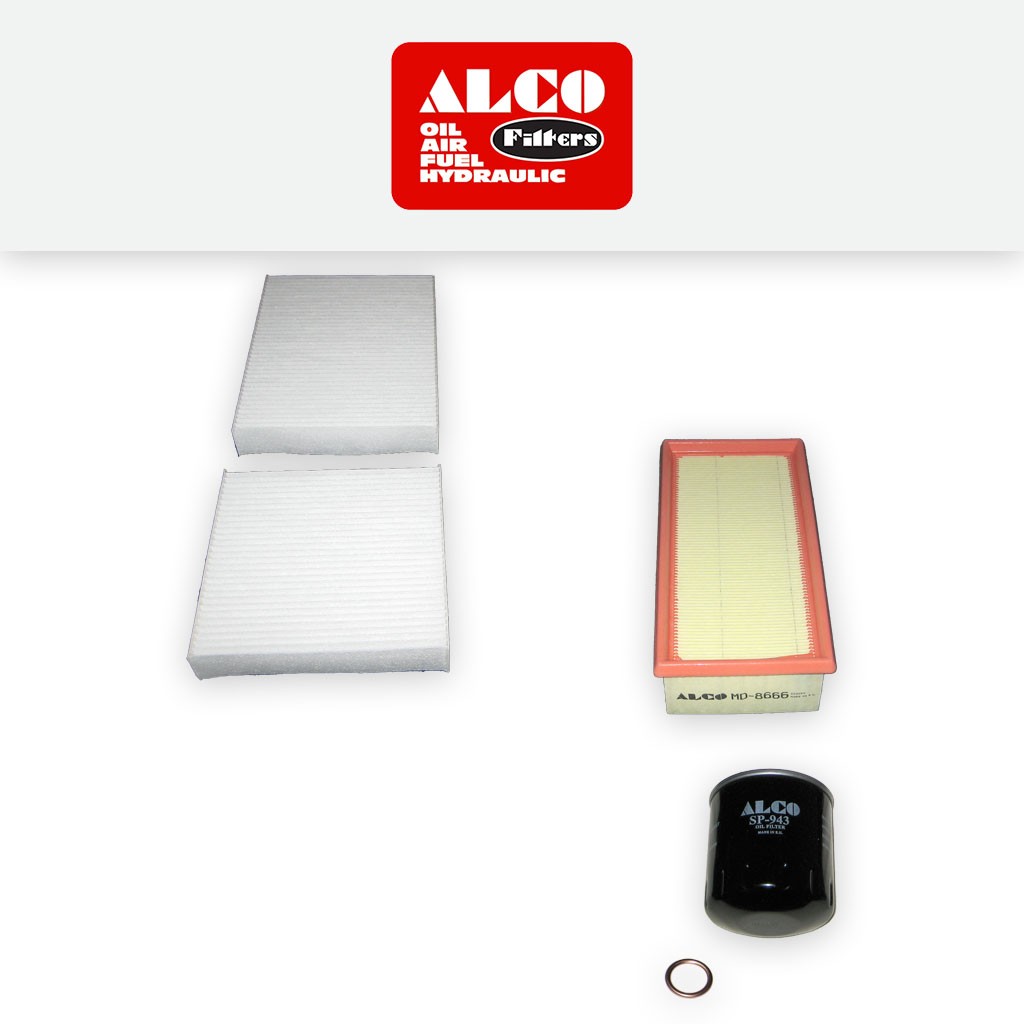 SERVICE KIT for DS DS3 1.2 VTI 82 ALCO OIL AIR CABIN FILTERS (2015-2019)