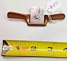 Spokeshave, Small Brass Frame Violin Spoke Shave, 15/16" Wide Blade