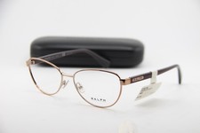 NEW RALPH LAUREN RA 6048 9373 GOLD VIOLET GUNMETAL AUTHENTIC EYEGLASSES 55-16