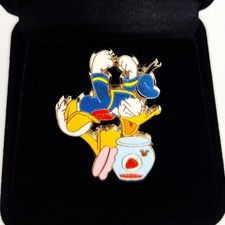 Disney Angry Donald Strawberry Jam Pin