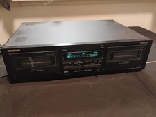 Onkyo Dolby 2 Deck Cassette Tape Player TA-RW144