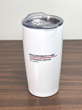Official Porsche Experience Center Atlanta Metal Travel Mug White Black 20oz Official Porsche Experience Center Atlanta Metal Travel Mug White Black 20oz