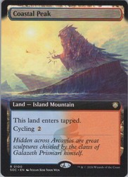 Coastal Peak (Extended Art) #100 - Secrets of Strixhaven Commander