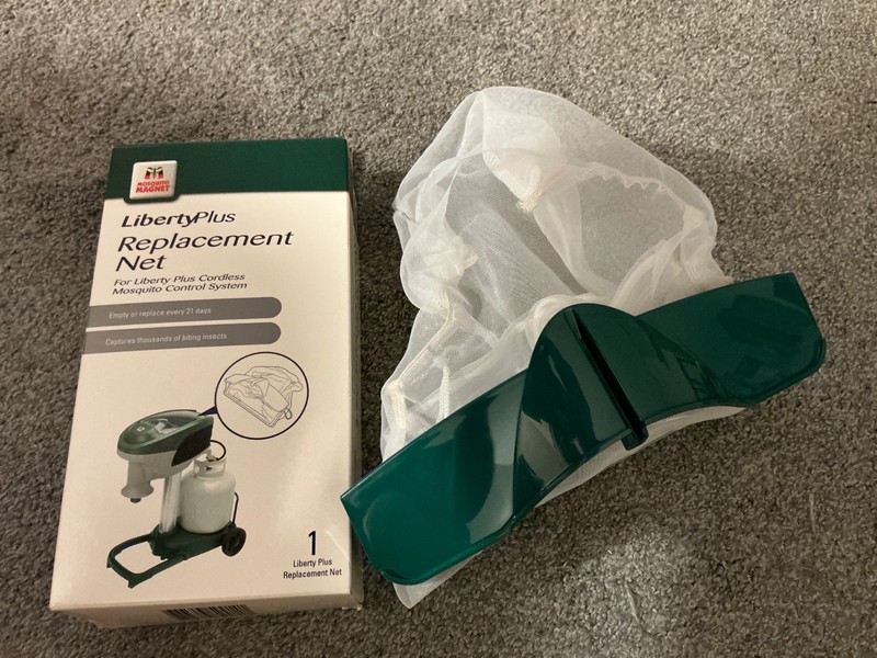 2 NEW MOSQUITO MAGNET LIBERTY PLUS REPLACEMENT NET IN ORIGINAL FACTORY BOX