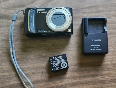 2008 Panasonic LUMIX DMCTZ5 Dig. Camera Black 10x Zoom DE-A45