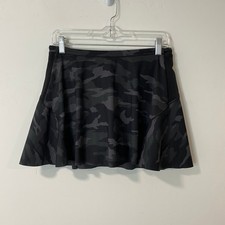 Athleta Women's Skort Skirt March Point Grey Black Camo Small