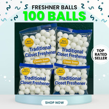 100 Balls Home Fresh Scent Balls &ndash; Drawers, Toilets & Storage Safe Use