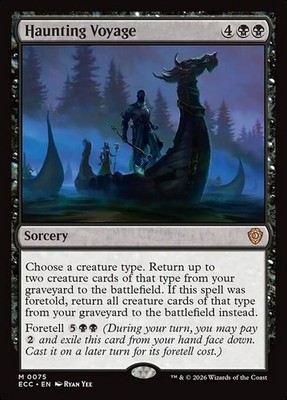 *MtG: HAUNTING VOYAGE - Commander Lorwyn Eclipsed Mythic - magicman-europe*