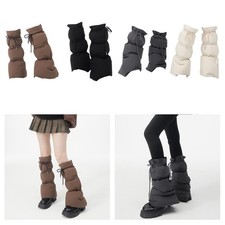 Winter Puffer Leg Warmers for Women Leg Covers Practical Boot Covers for Hiking