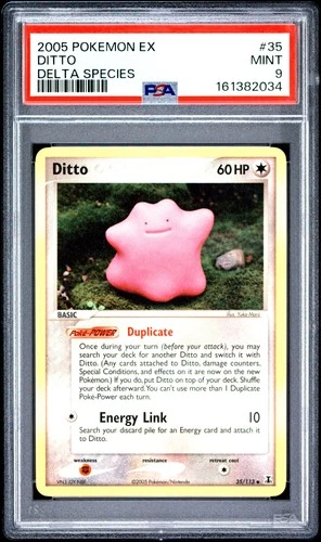Pokemon Ditto EX Delta Species 35/113 PSA 9 Mint