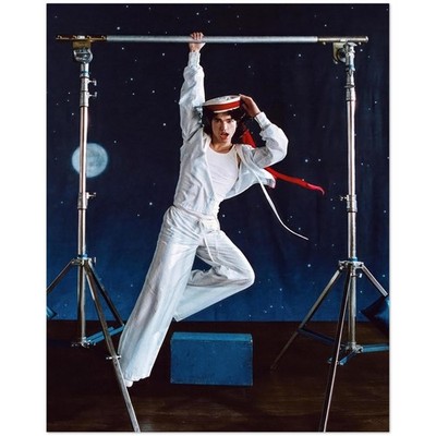 Vintage Male Sailor Acrobatic Studio Photography Poster