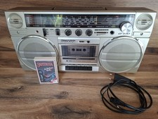 Ghettoblaster Sharp GF-5757 Stereo Radio SW MW LW FM Kassettenrecorder Tapedeck 