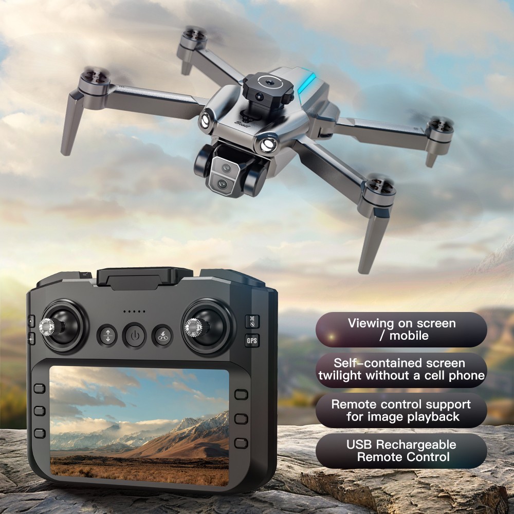 ZLL SG109MAX Drone GPS 4.5" Screen 4K Dual Camera Obstacle Avoidance Quadcopter