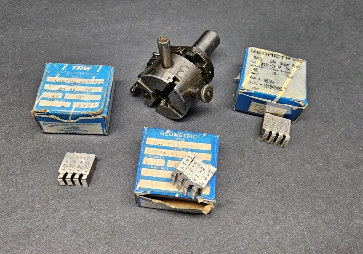 Geometric Die Head Metalworking Die Heads, Chasers & Carriers for