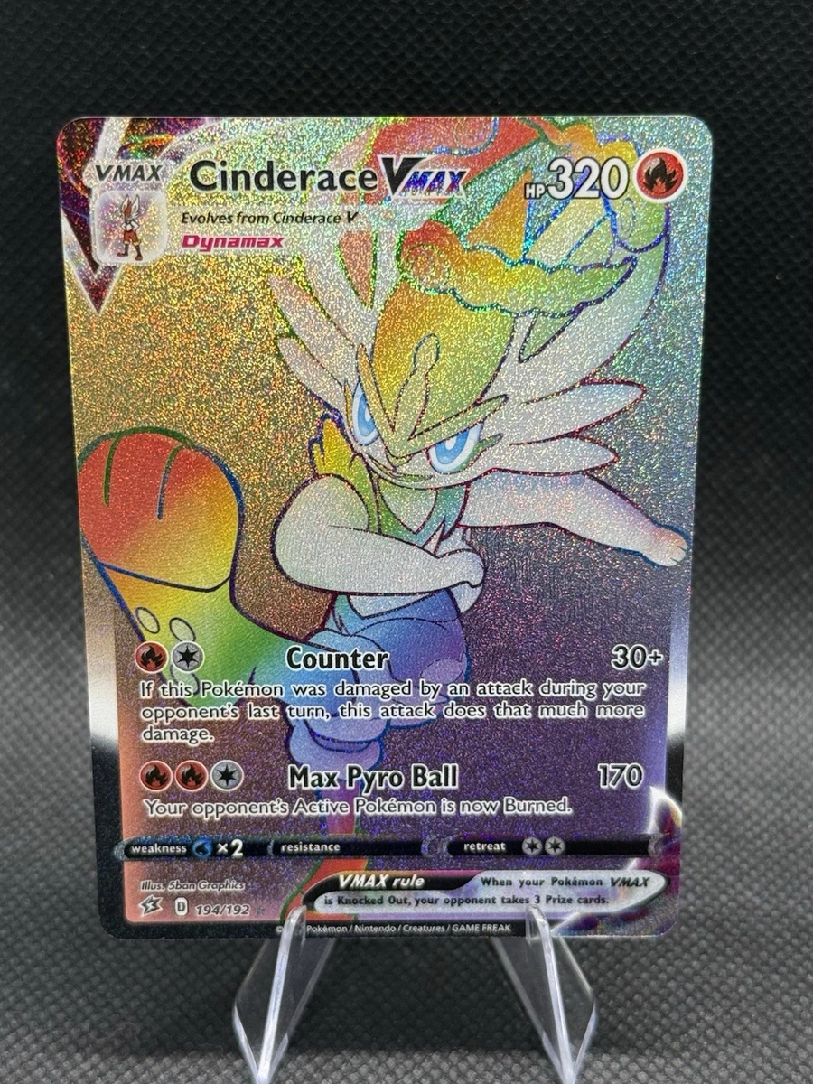 Cinderace VMAX 194/192 Swsh02: Rebel Clash for sale | eBay