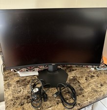 Dell S2722DGM 27" Curved Gaming Monitor Black HDMI DisplayPort 16:9