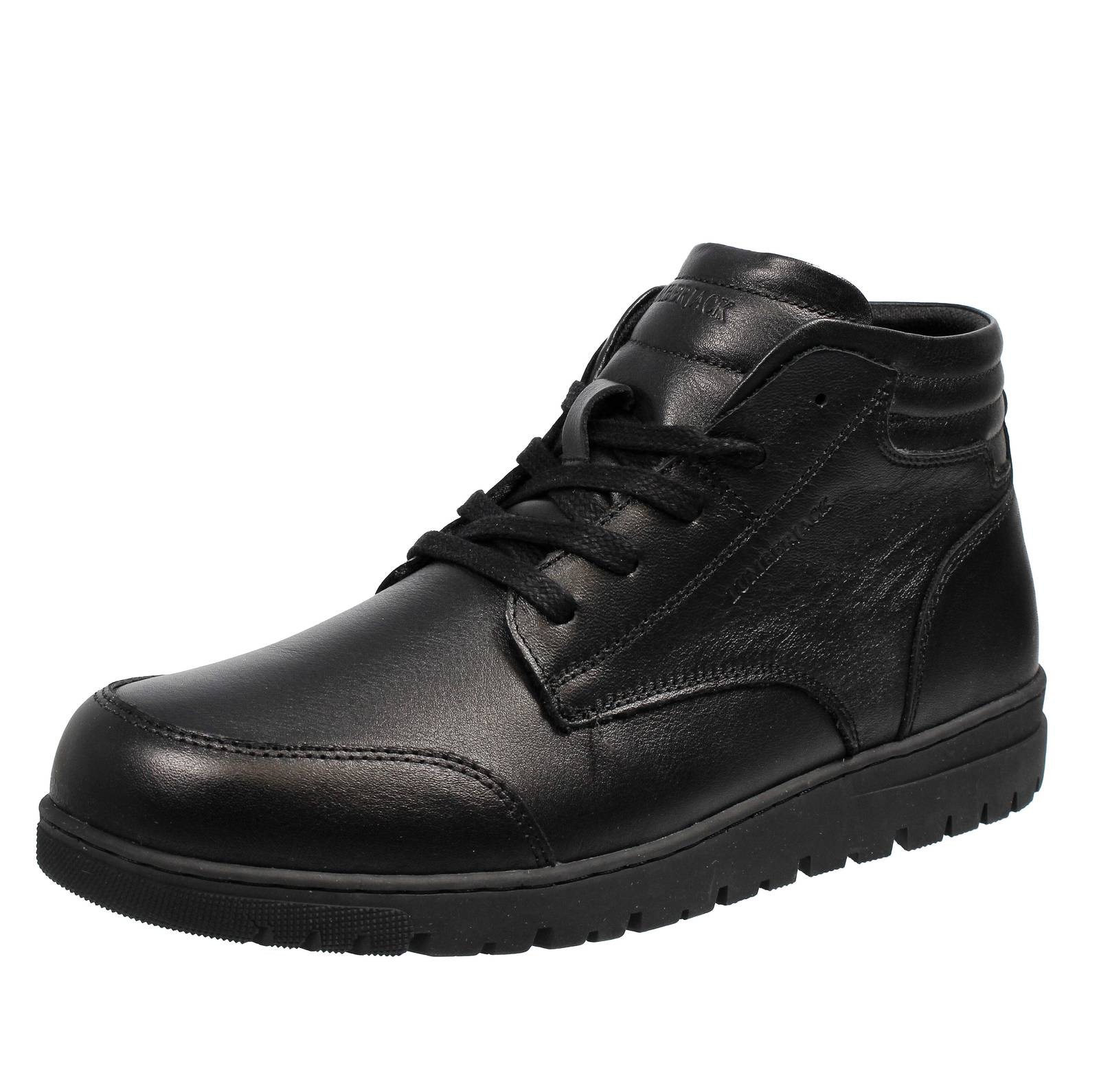 Lumberjack Alfred - schwarze Lederstiefel - Gre 44 283 cm Herrenschuhe 16290₽