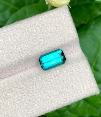 Extremely beautiful untreated bluish green tourmaline from Afghanistan