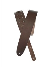 D'Addario Planet Waves Traditional Leather Guitar Strap Brown